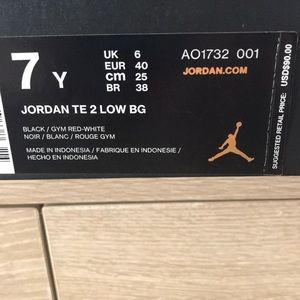 JORDAN TE 2 LOW BG